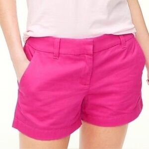 J. Crew Hot Pink Chino shorts 12